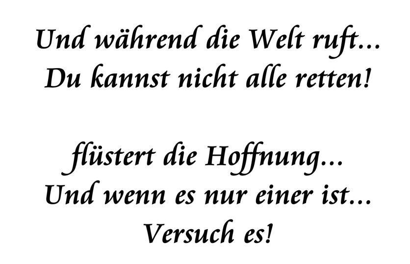 Motive Texte und Sprueche Tierschutz